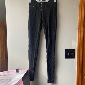 Black high waisted dress pants